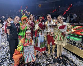 Клоунский дуэт «Долли и Домино»: специальный приз от братьев Запашных за искрометный юмор